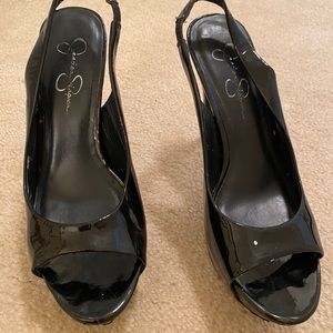 Jessica Simpson 8 1/2 Patent Leather Slingbacks